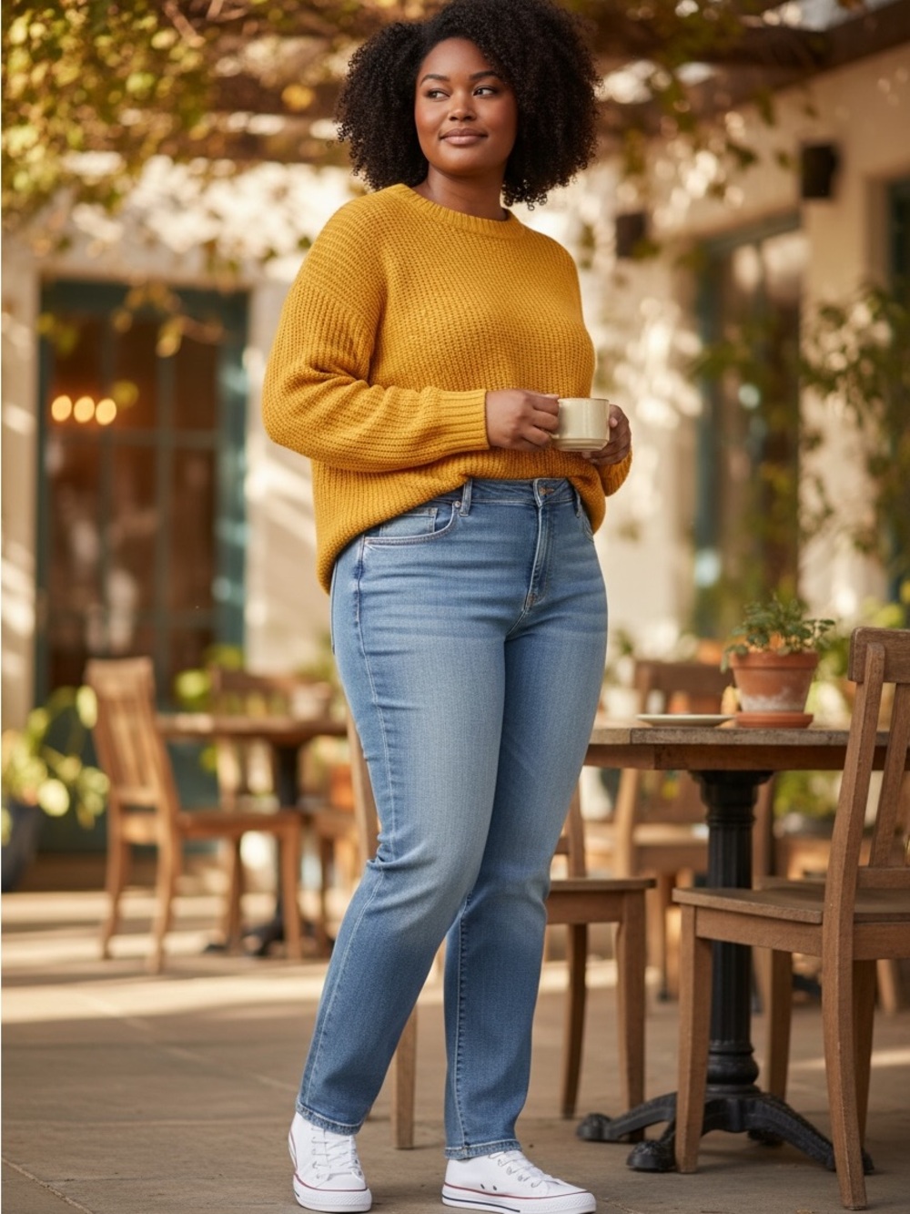 Sonoma Straight-Leg Jeans in Light Blue